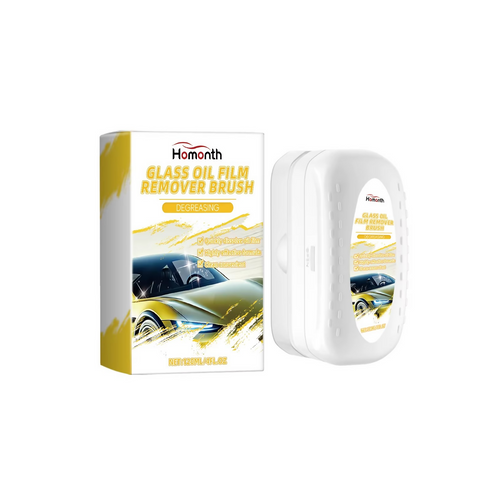 Glass oil film remover brush