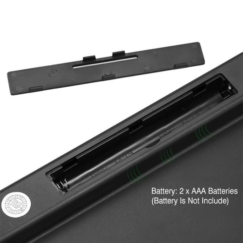 Ultra-thin Wireless Keyboard And Mouse Combo Set - Black