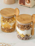 Airtight Glass Jars with Bamboo Lids