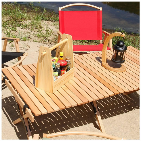 Portable Outdoor Picnic Wooden Folding Table