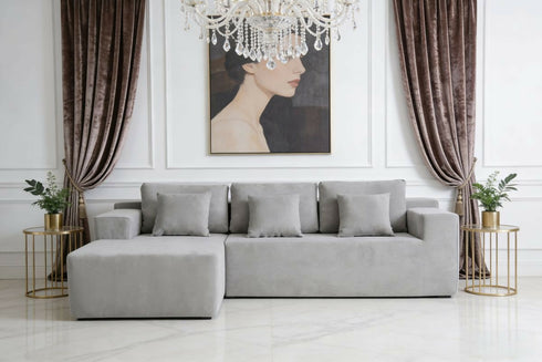 Modern Luxury Sofa with Fully Compressed Memory Foam Minimalist Design