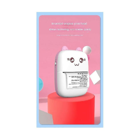 Mini Portable Bluetooth Printer-Pink