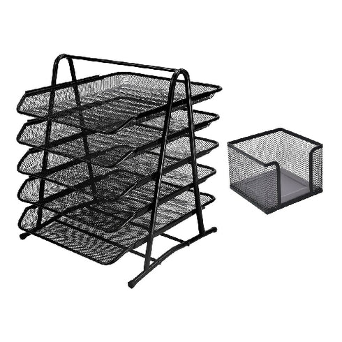 5 Tier Desk Organizer and Paper Tray Set