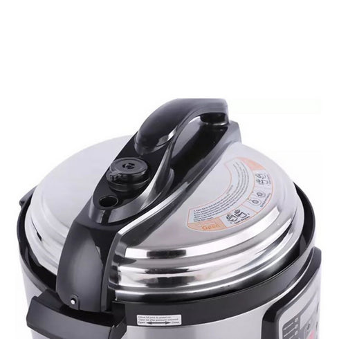 6.0L Stainless Steel Electric Pressure Cooker.