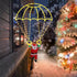 LED Christmas Parachute Lights with Santa Claus