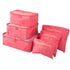 6 Set Packing Cubes Luggage Packing Organizers for Travel Accessories