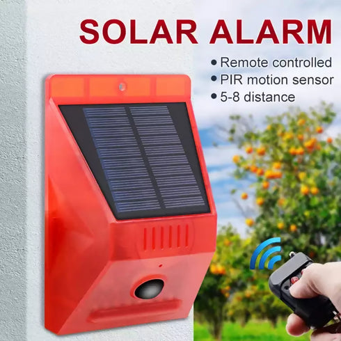 Garden Lights Solar Alarm With Remote