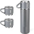 Thermal Insulated Travel Flask Set-Grey