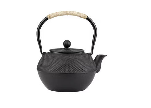 Teapot with Stainless Steel Infuser Cast Iron Tea Kettle 1200ml