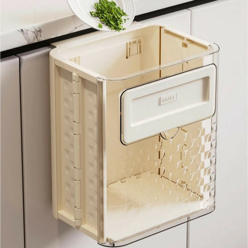 Foldable Dustbin Kitchen Wall-mounted Trash