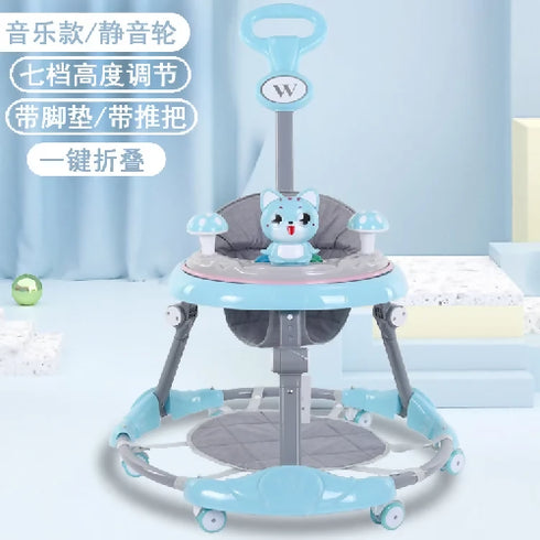 Multifunctional Baby Walker with Music/swivel