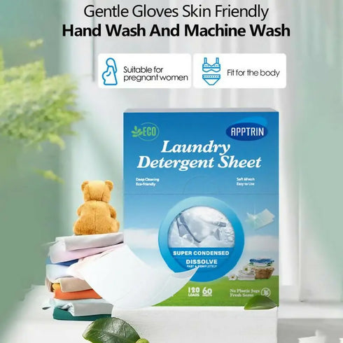 60 Piece Laundry Detergent Sheets
