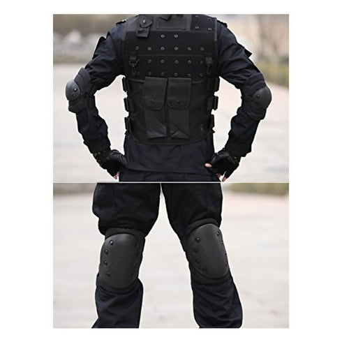 Outdoor Safety Tactical Knee and Elbow Pad Set