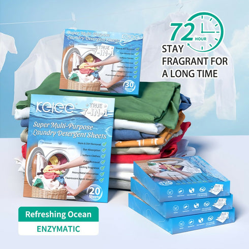 7 in 1 Multi-Purpose Laundry Detergent Sheets