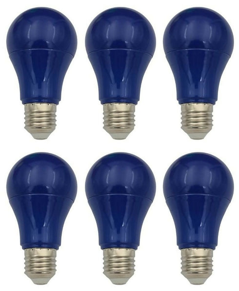E27 LED 5W Color Light Bulb - 6 Pack