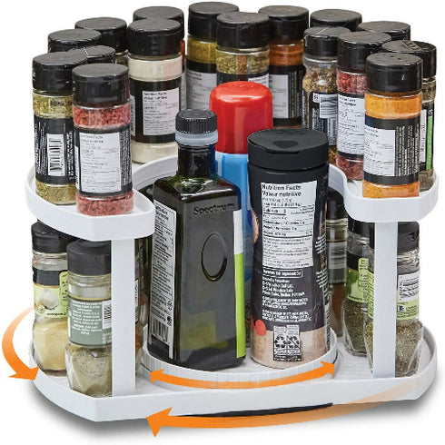 Tabletop Double Layer Seasoning Spice Storage Rack