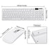 Ultra-thin Wireless Keyboard And Mouse Combo Set - White