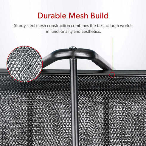 4-Tier Metal Wire Mesh