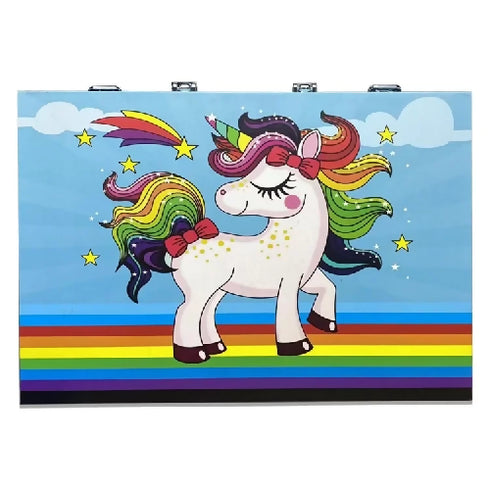 2 Pack Stationery Non-Toxic Art Corslet 145pcs Drawing Set for Kids Painting