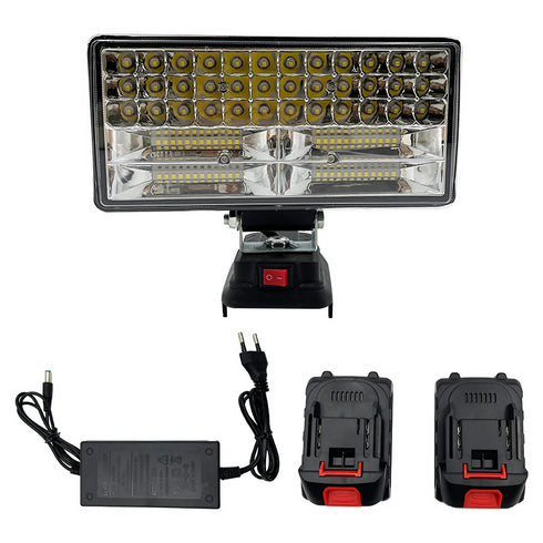 Portable 48LED Rechargeable Lithium 9980VF Battery LED Work Floodlight