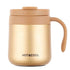 500ml Stainless Steel Thermos Coffee Mug with Handle-Gold