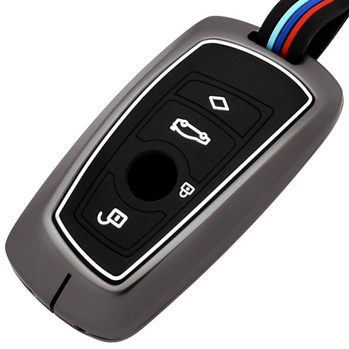 SILICONE+METAL Car Key case Bag Cover case-BMW B