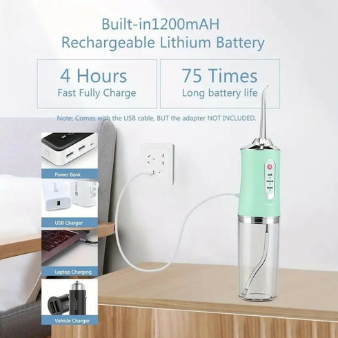 Dental Water Flosser Teeth Cleaner