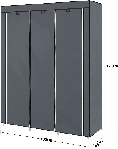 Portable Clothes Closet with 12 Shelf Clothes Organizer