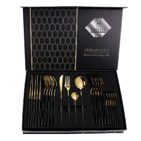 24 Piece Fork and Spoons Set