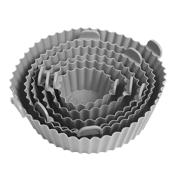 Best Reusable Air Fryer Silicone Pot Liners 6 pcs