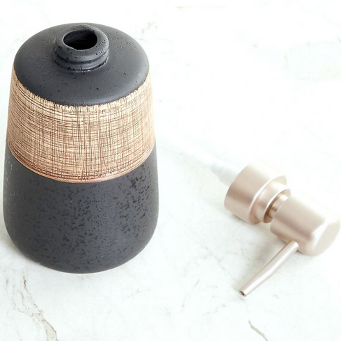 Set of 4 - Bathroom Soap Dispenser and Toothbrush Holder Accessories Set..