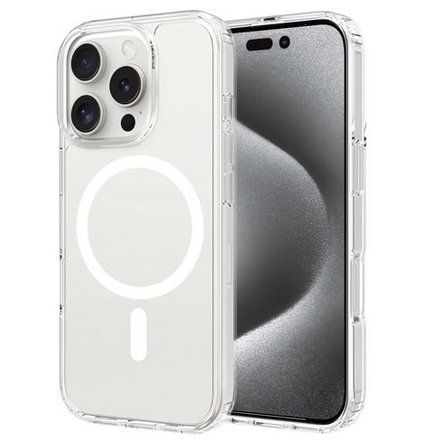 Transparent MagSafe Protective Cover Compatible with iPhone 15 Pro Max