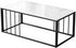 Luxury Stainless Steel Coffee Table With Marble Top Metal Coffee Table