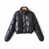 Faux Leather Padded Women Jacket