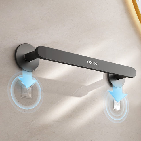 ECOCO - No Need To Drill Wall Towel Rack 70cm - White