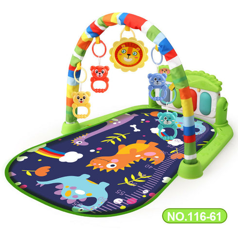 Kick & Play Piano Gym with Musical for Newborn Deluxe Baby Playmat