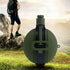 Camping Collapsible Water Bottle | Portable Compass Silicone Hydration Flask 580ml