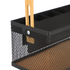Cutlery Organizer Basket with Bamboo Handle