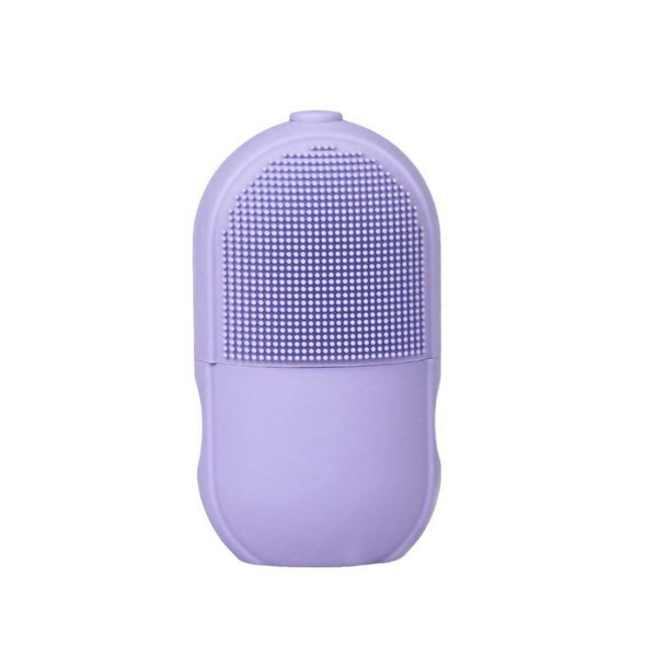 Silicone Ice Roller / Ice Lattice Facial Massager & Deep Cleanser - Purple