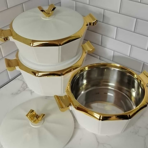 Insulation Fancy Food Warmer 3-Piece Set