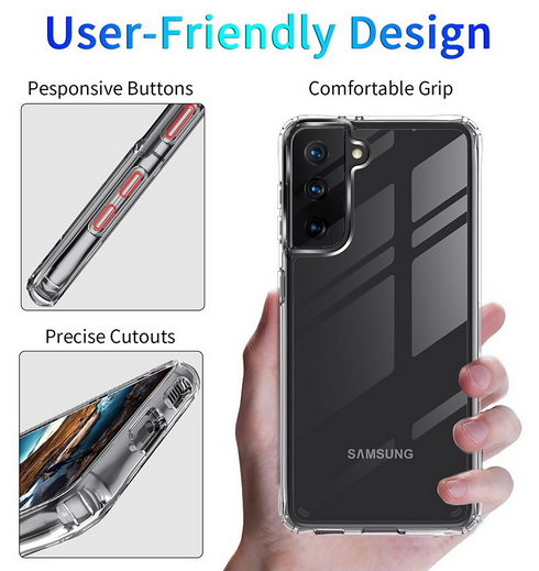 Galaxy S21 Plus Shockproof Clear Cover