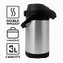 Portable Stainless Steel1.9L Airport Double Wall Flask