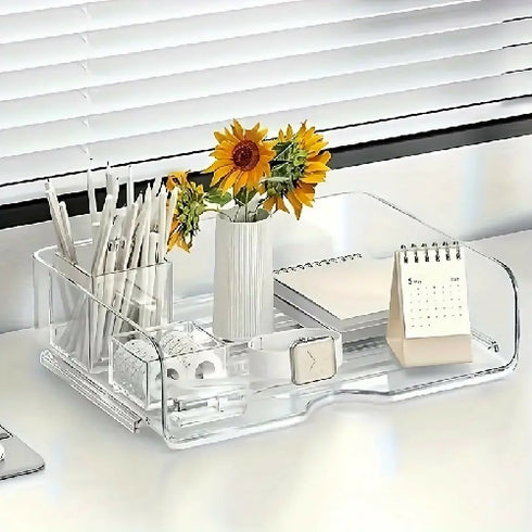 Rectangular Desktop Holder Document File Organizer