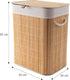 Foldable Slim Laundry Hamper with Cotton Handles