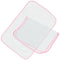 Heat Resistant Ironing Cloth Press Mesh Set of 2- pink/white