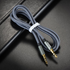 Noble sound series AUX audio cable 1m TPE and nylon braid with anodized aluminum alloy connector shell.