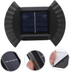 4 Pieces Outdoor Solar Powered Rechargeable Wall Light