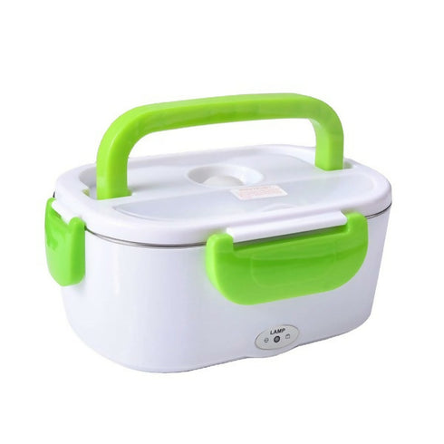 Portable Electric Heating Lunch Box - green