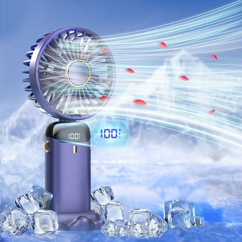 Portable Handheld USB Rechargeable Fan Pack of 2