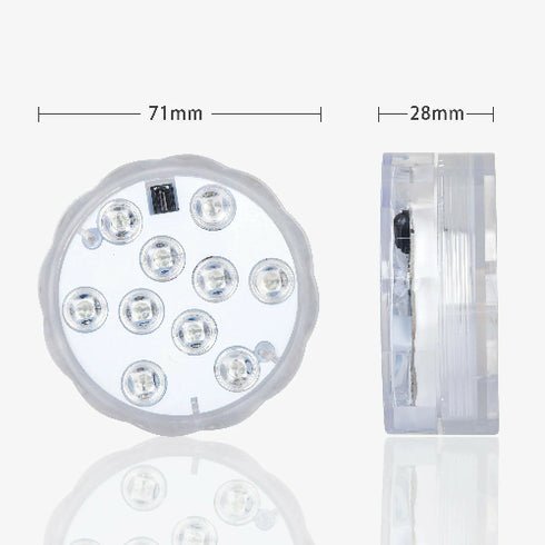 10 LED Battery Submersible Fish Tank Decorative Lights